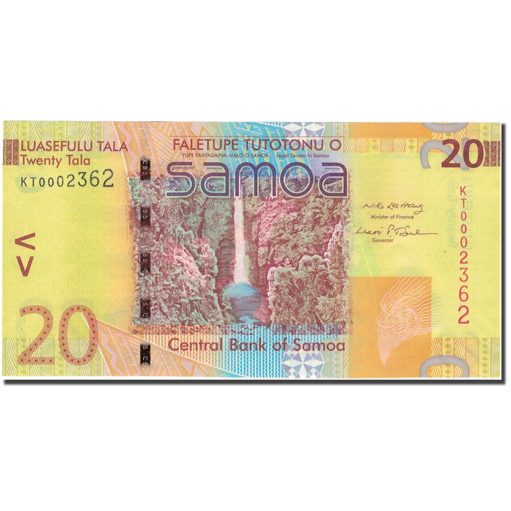 Geldschein, Westsamoa, 20 Tala, 2008, 2008, KM:40a, UNZ