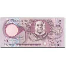 Banknote, Tonga, 5 Pa'anga, 1992-1995, KM:27, UNC(65-70)