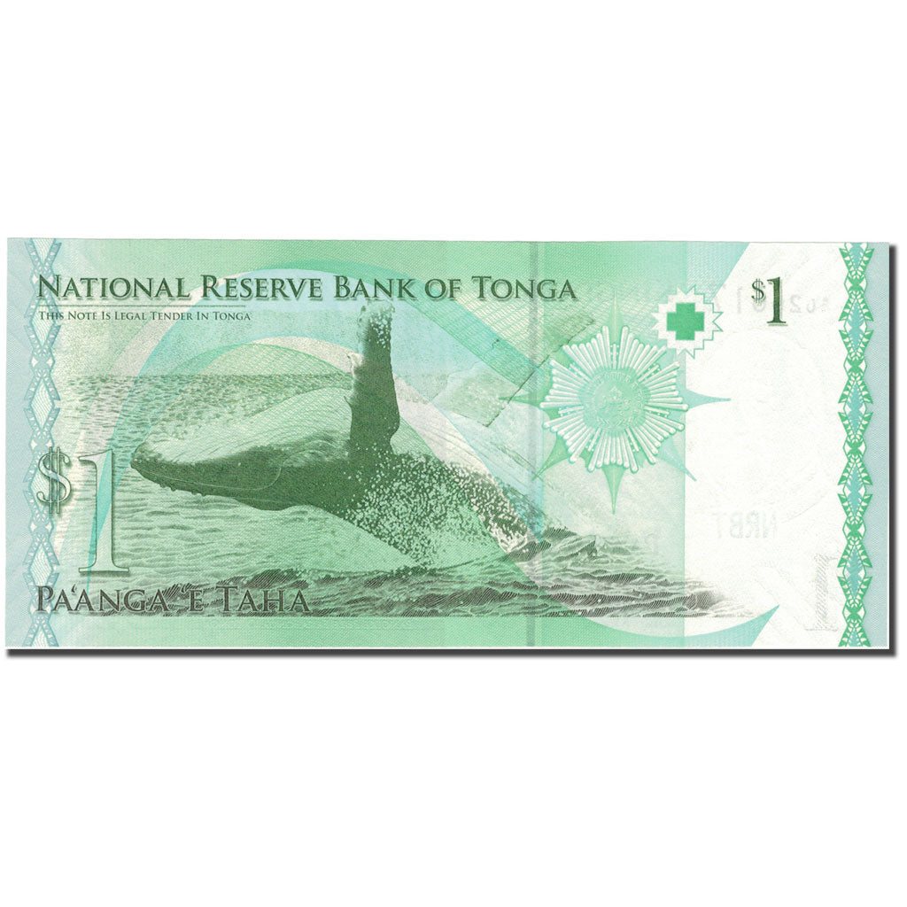 Geldschein, Tonga, 1 Pa'anga, 2008, 2008, KM:37, UNZ