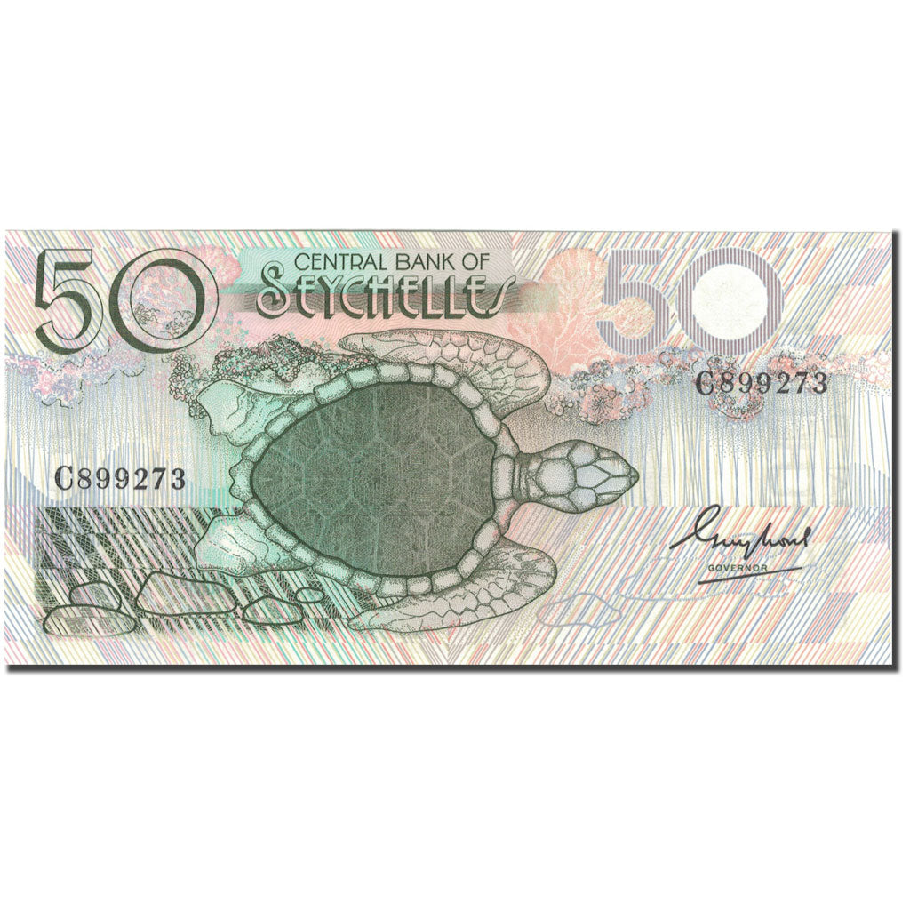 Geldschein, Seychelles, 50 Rupees, 1983, 1983, KM:30a, UNZ
