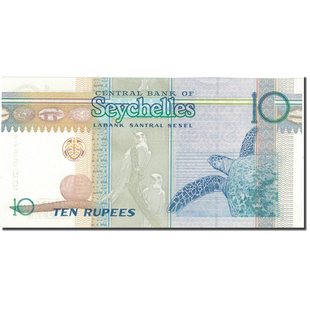 Banconote, Seychelles, 10 Rupees, 2013, 2013, KM:46, FDS