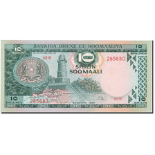 Billet, Somalie, 10 Shilin = 10 Shillings, 1980, 1980, KM:26, NEUF