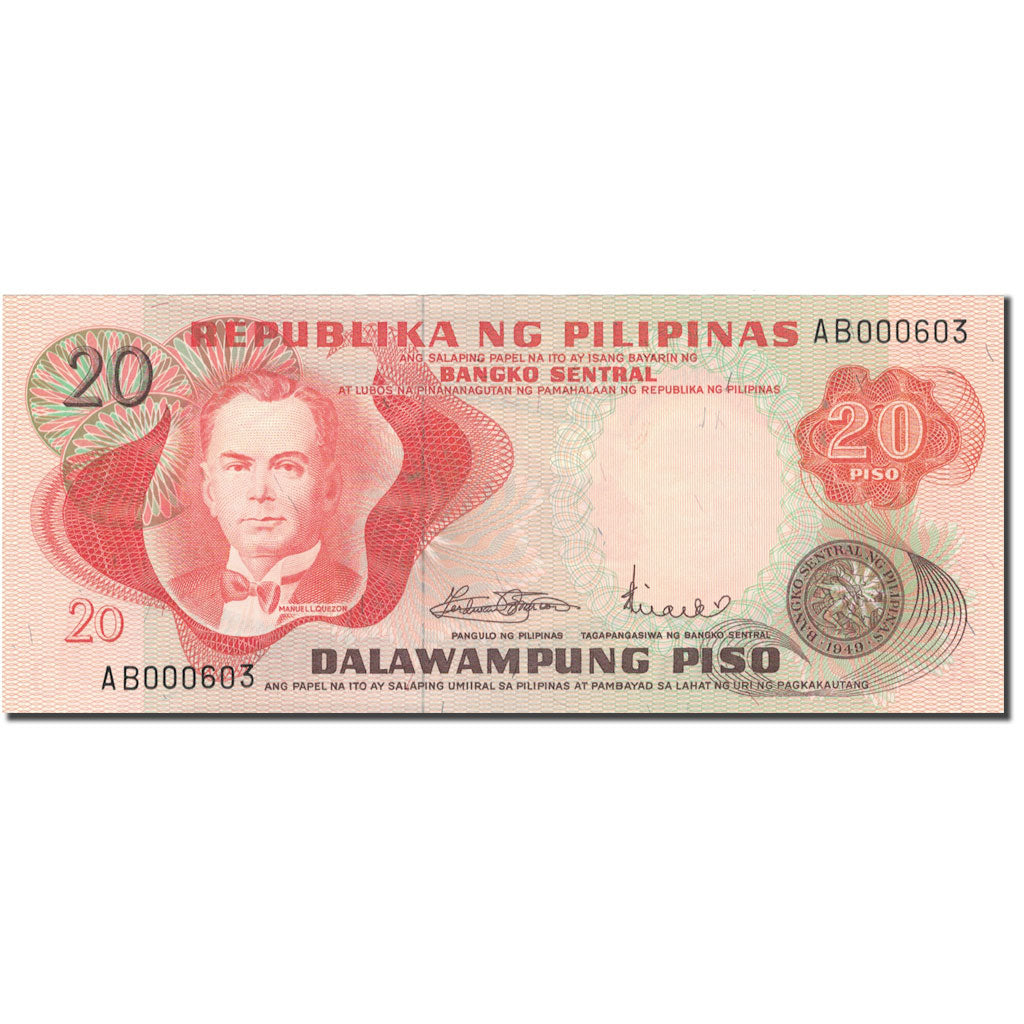 Billet, Philippines, 20 Piso, KM:150a, NEUF