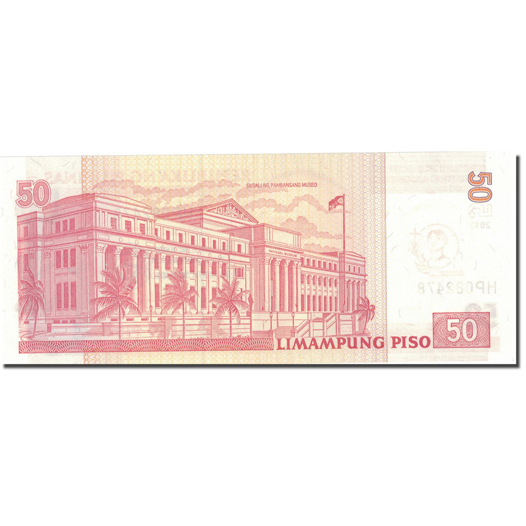 Biljet, Fillipijnen, 50 Piso, KM:217, NIEUW