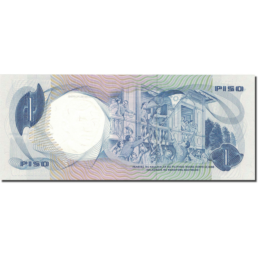 Banknot, Filipiny, 1 Piso, undated (1969), KM:142a, UNC(63)