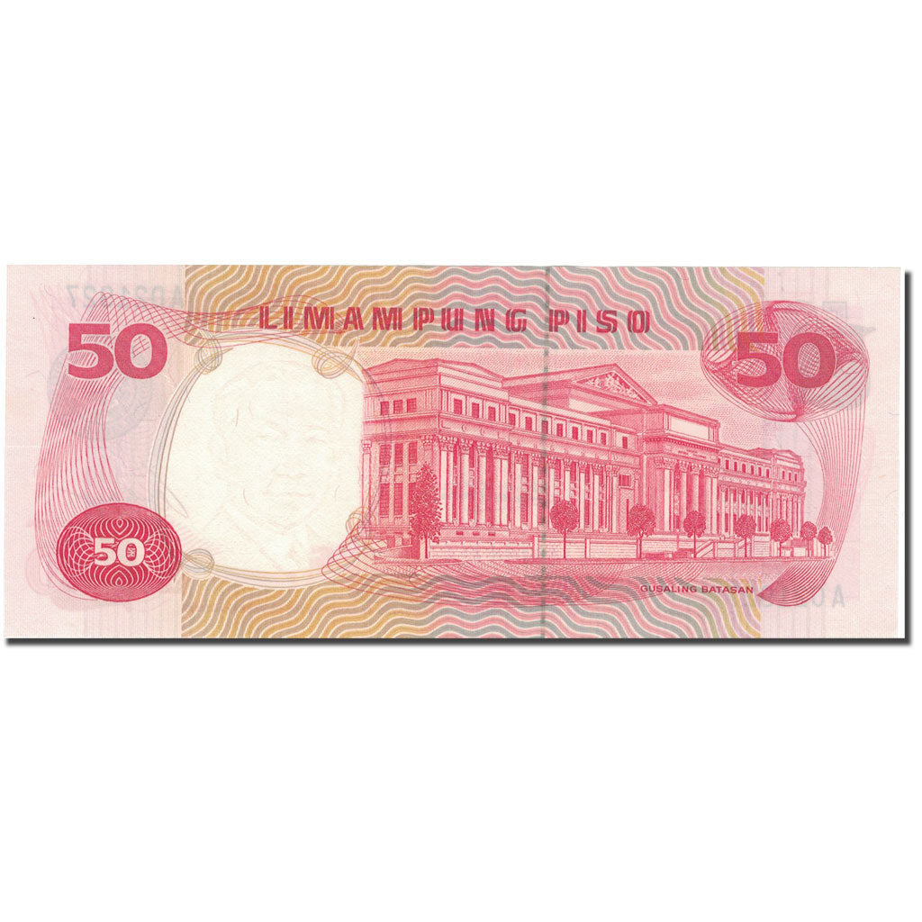 Geldschein, Philippinen, 50 Piso, undated (1969), KM:146a, UNZ