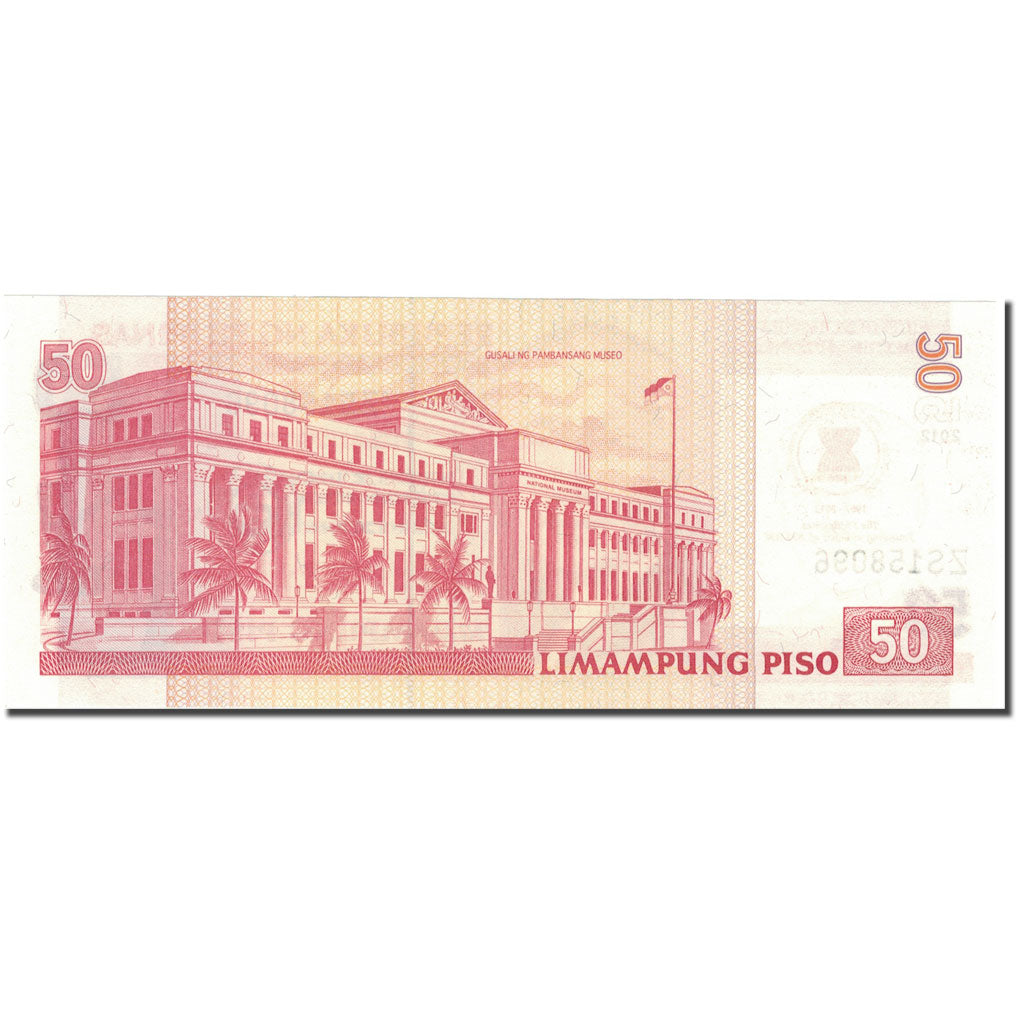 Banconote, Filippine, 50 Piso, 2012, 2012, KM:207a, SPL+
