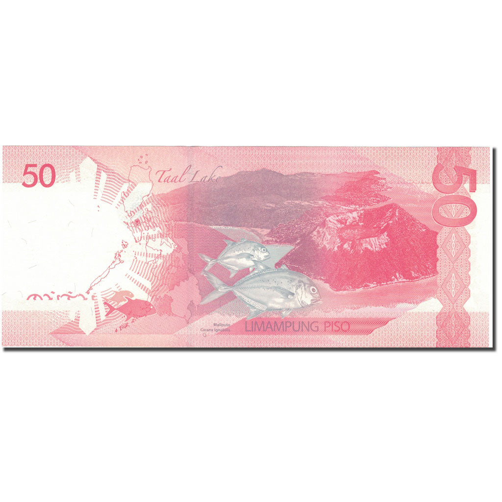 Banconote, Filippine, 50 Piso, 2013, 2013, KM:207a, FDS