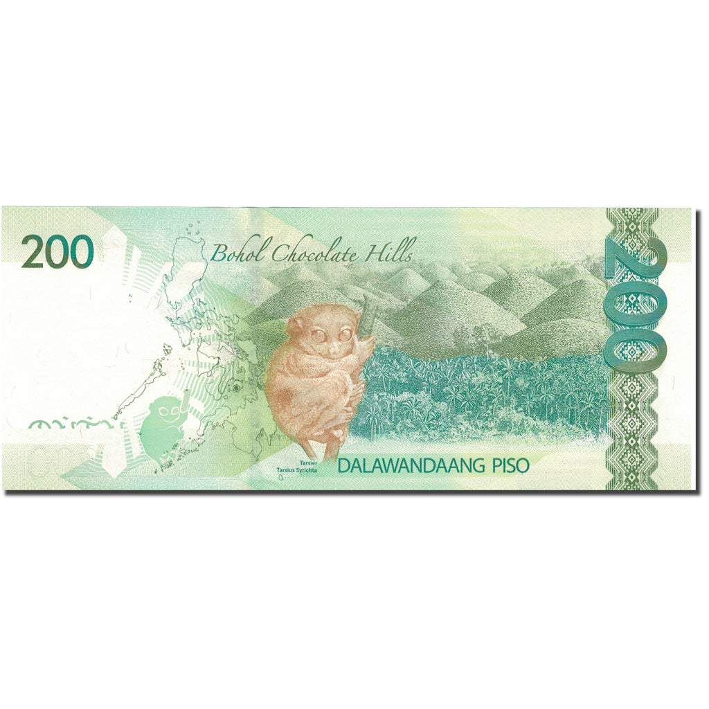 Banknot, Filipiny, 200 Piso, 2010, 2010, KM:209a, UNC(65-70)