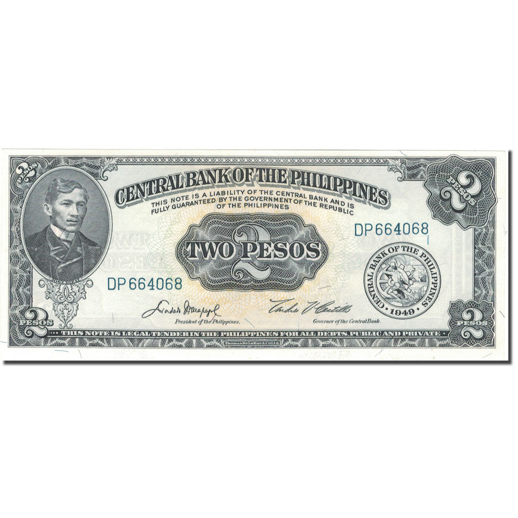 Banknot, Filipiny, 2 Pesos, KM:134d, UNC(65-70)