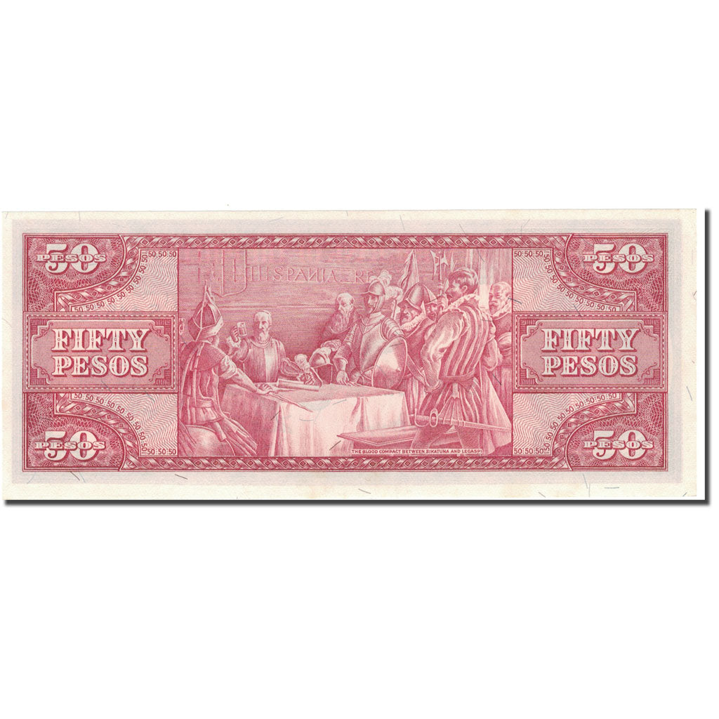 Billete, 50 Pesos, Filipinas, KM:138d, SC
