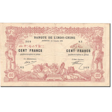 Banconote, Costa francese dei somali, 100 Francs, 1920, 1920-01-02, KM:5, BB