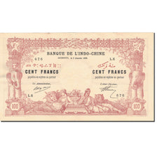 Banconote, Costa francese dei somali, 100 Francs, 1920, 1920-01-02, KM:5, BB
