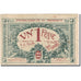 Billet, Monaco, 1 Franc, Blason, 1920, 1920-03-20, TTB