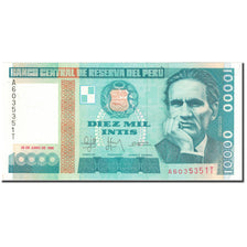 Geldschein, Peru, 10,000 Intis, 1988, 1988-06-28, KM:141, UNZ-