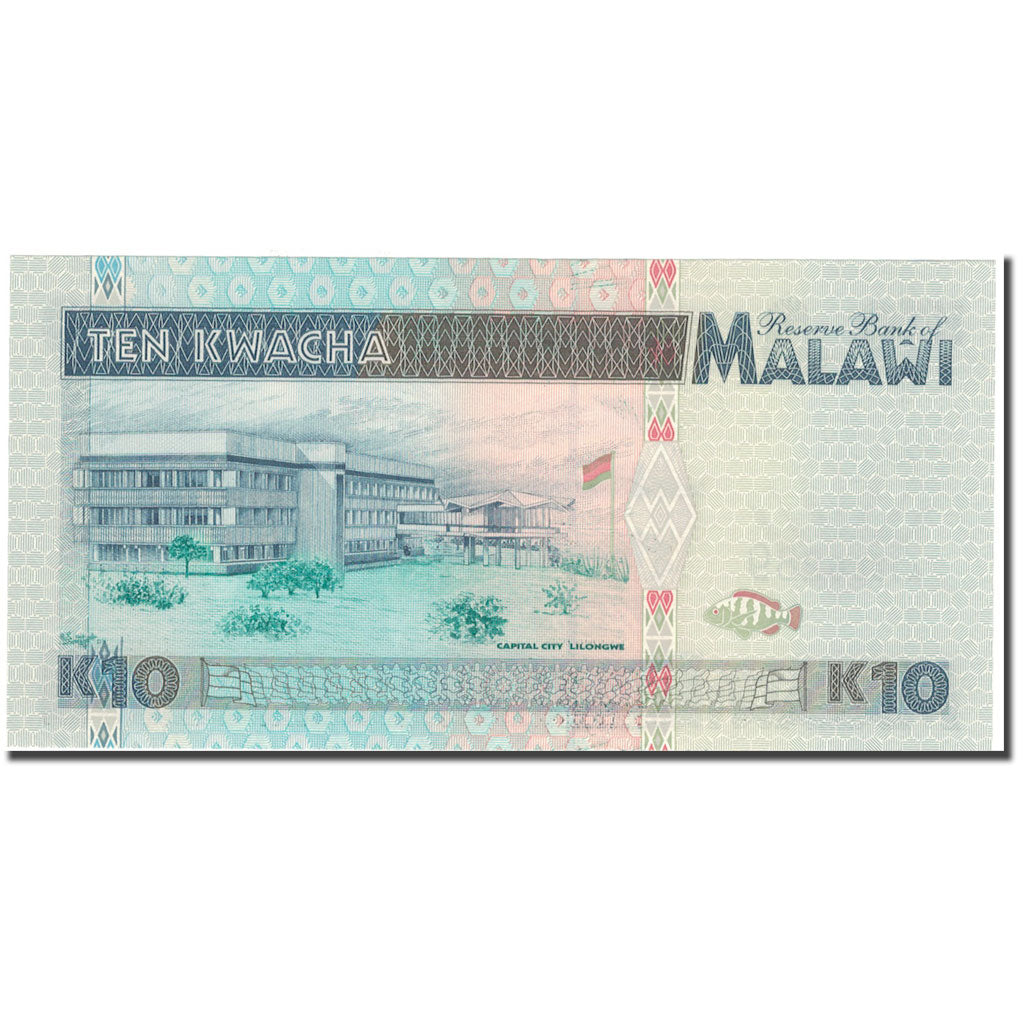 Billet, Malawi, 10 Kwacha, 1995, 1995-06-01, KM:31, NEUF