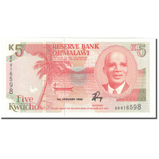 Banconote, Malawi, 5 Kwacha, 1994, KM:24b, 1994-01-01, SPL