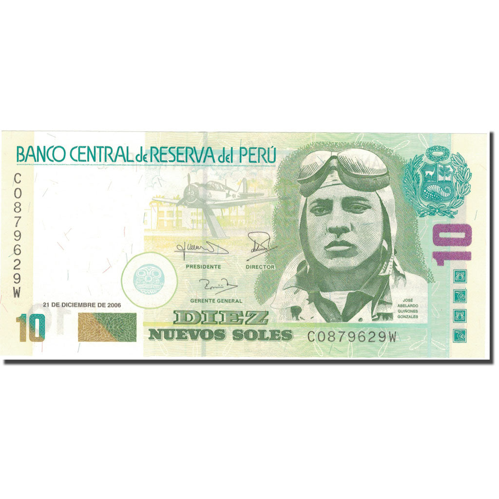 Banknote, Peru, 10 Nuevos Soles, 2006, 2006-12-21, KM:179b, UNC(63)