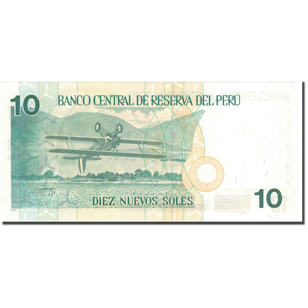 Banknote, Peru, 10 Nuevos Soles, 2006, 2006-12-21, KM:179b, UNC(63)