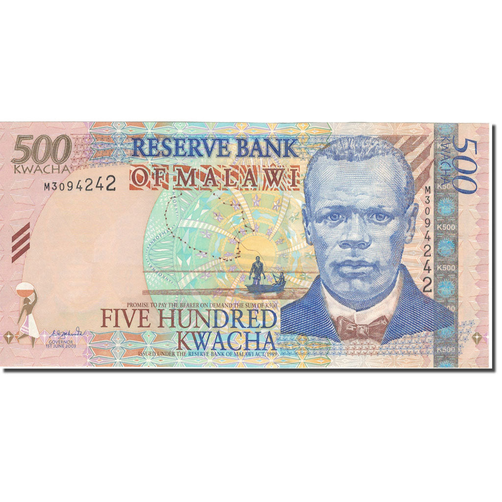 Billet, Malawi, 500 Kwacha, 2003, 2003-06-01, KM:48Aa, SUP+