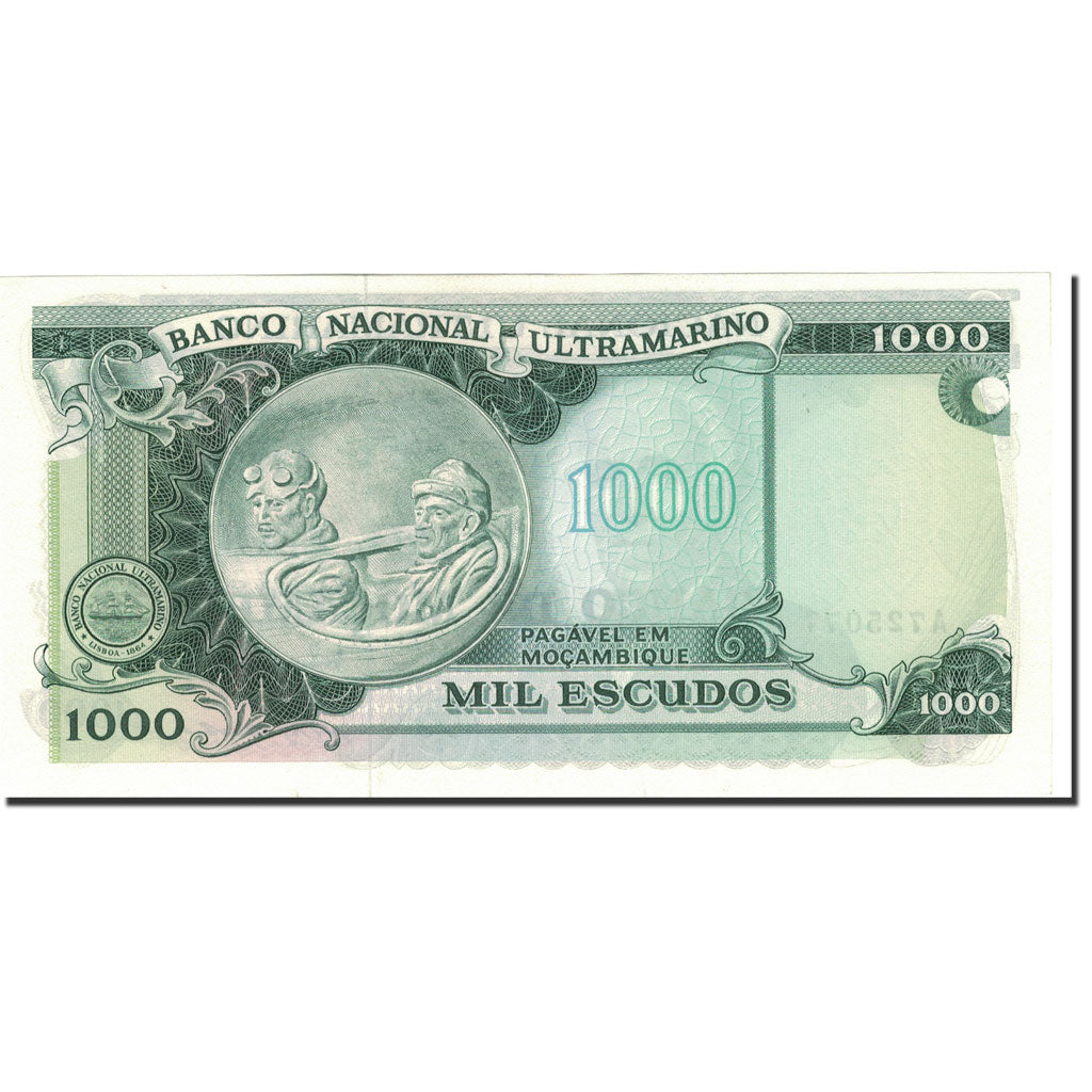 Banknote, Mozambique, 1000 Escudos, 1972, 1972-05-23, KM:119, UNC(63)