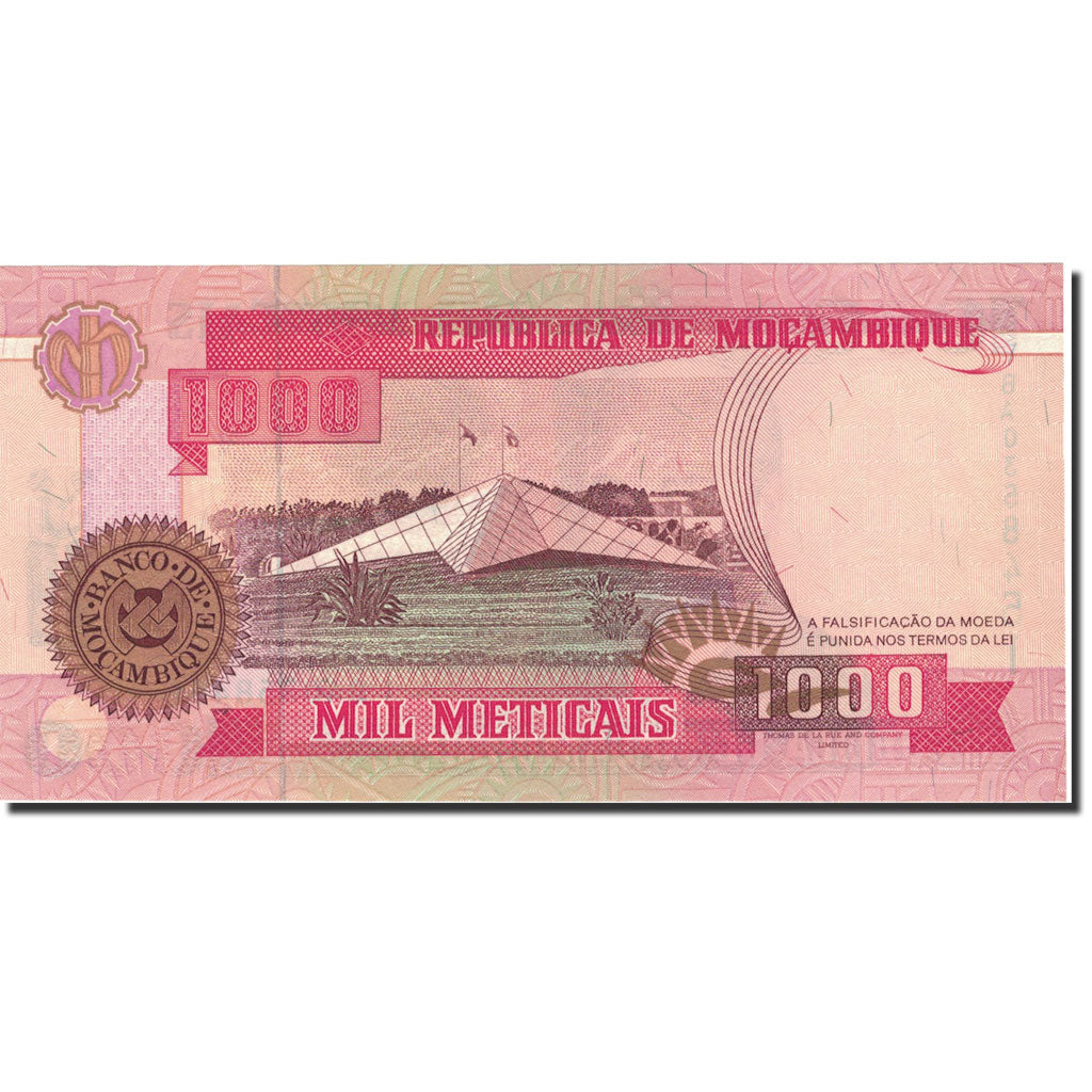 Banknote, Mozambique, 1000 Meticais, 1991, 1991-06-16, KM:135, UNC(63)