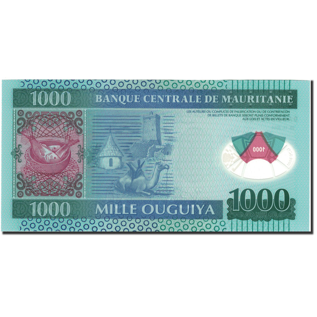 Banknote, Mauritania, 1000 Ouguiya, 2014, 2014-11-28, UNC(65-70)