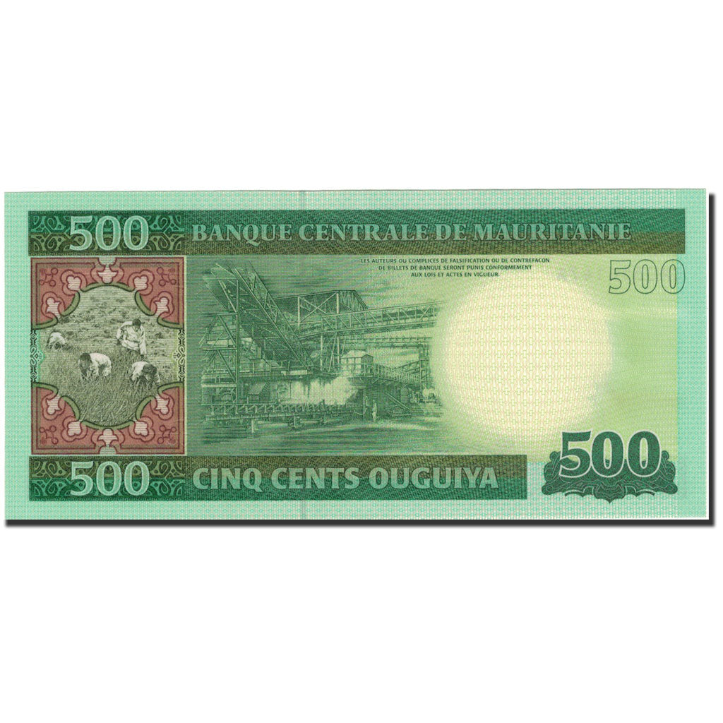 Billet, Mauritanie, 500 Ouguiya, 2013, 2013-11-28, NEUF