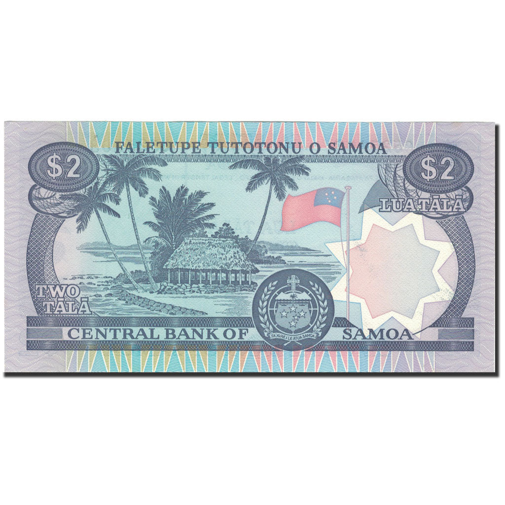 Banknot, Samoa Zachodnia, 2 Tala, Undated (1985), KM:25, UNC(65-70)