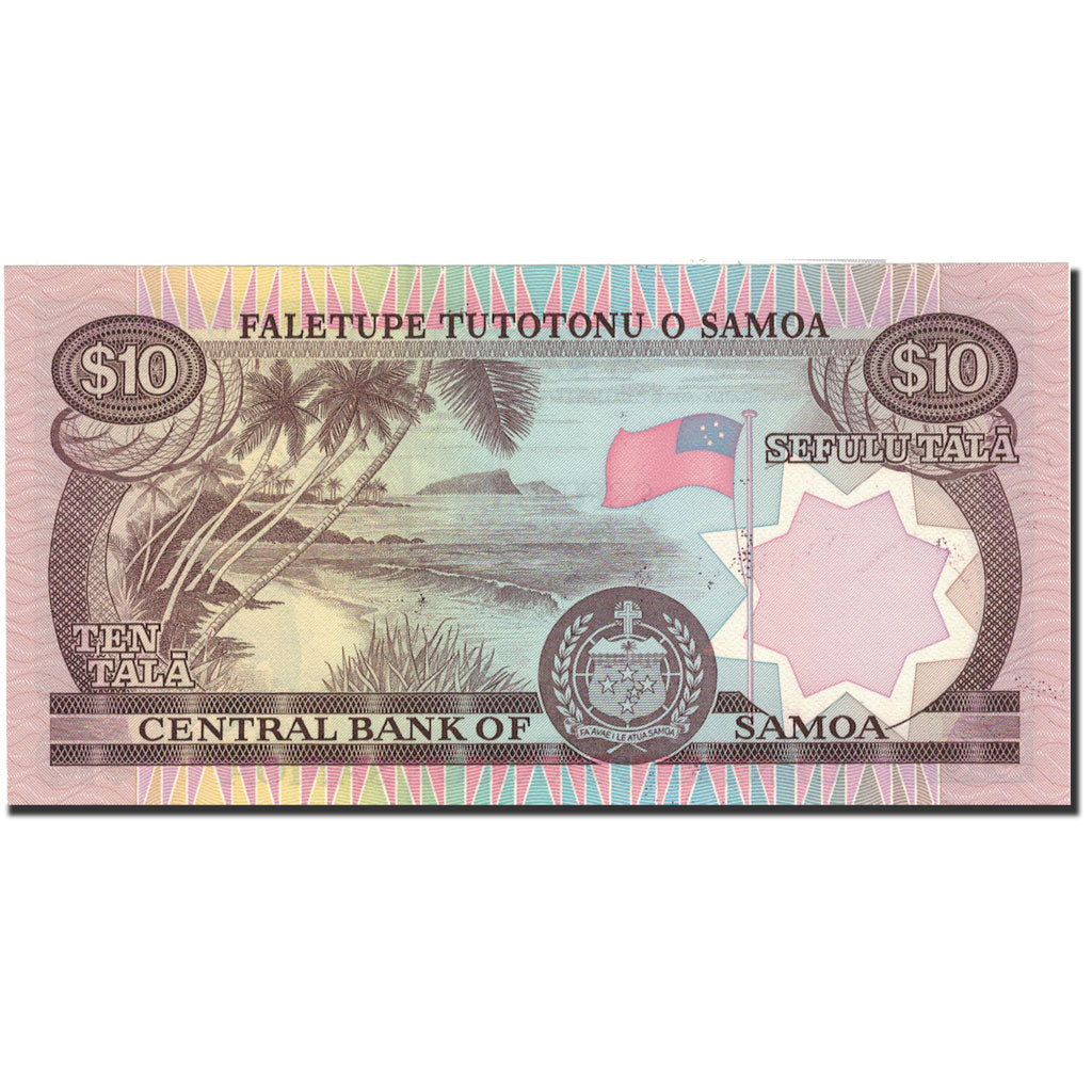 Geldschein, Westsamoa, 10 Tala, Undated (1985), KM:27A, UNZ