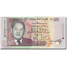 Nota, Maurícia, 25 Rupees, 2006, KM:49c, UNC(65-70)