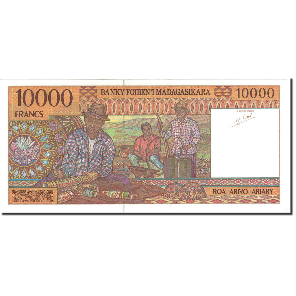 Billet, Madagascar, 10,000 Francs = 2000 Ariary, 1994, 1994, KM:79b, NEUF