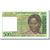 Banknote, Madagascar, 500 Francs = 100 Ariary, KM:75b, AU(55-58)