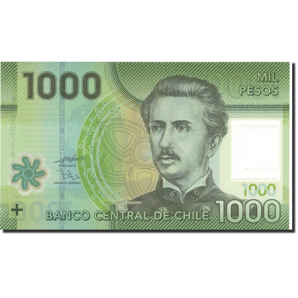 Geldschein, Chile, 1000 Pesos, 2010, KM:161, UNZ