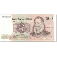 Billete, 500 Pesos, 1992, Chile, 1992, KM:153d, UNC
