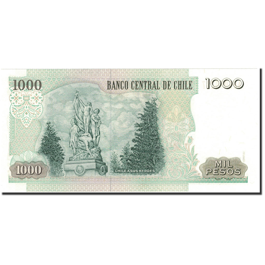 Billete, 1000 Pesos, 2009, Chile, 2009, KM:154g, SC+