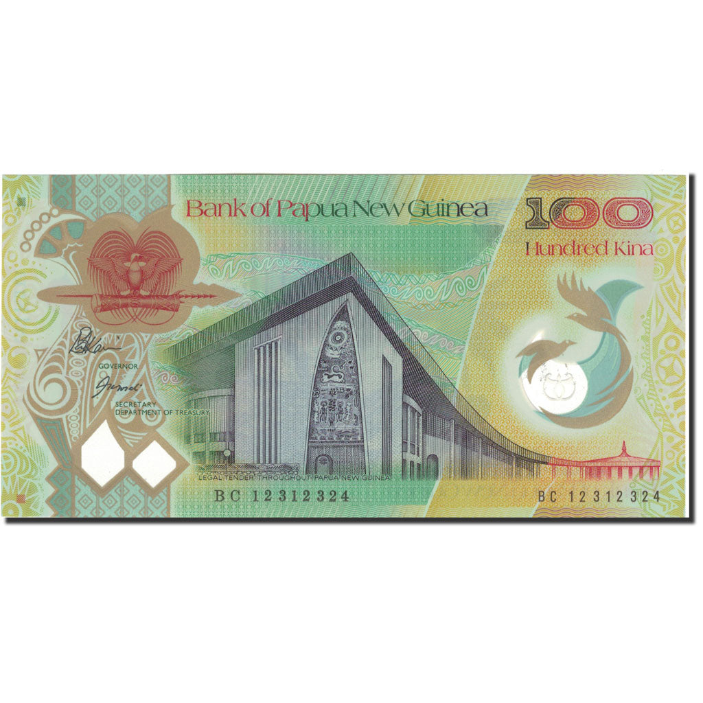 Banknote, Papua New Guinea, 100 Kina, 2010, 2010, KM:43, UNC(65-70)