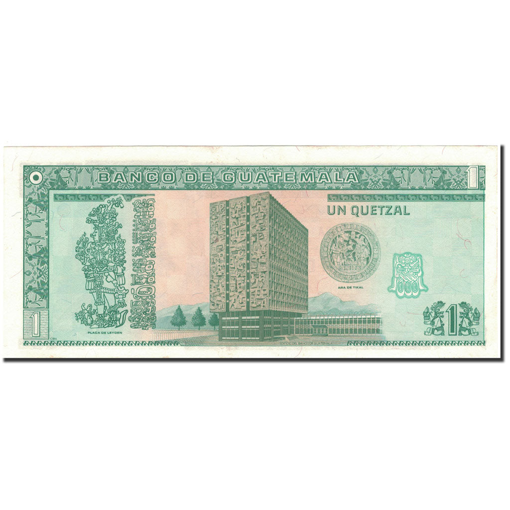 Banconote, Guatemala, 1 Quetzal, 1995, 1995-09-06, KM:87a, SPL