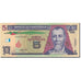 Banknote, Guatemala, 5 Quetzales, 2008, 2008-03-12, KM:116, UNC(64)