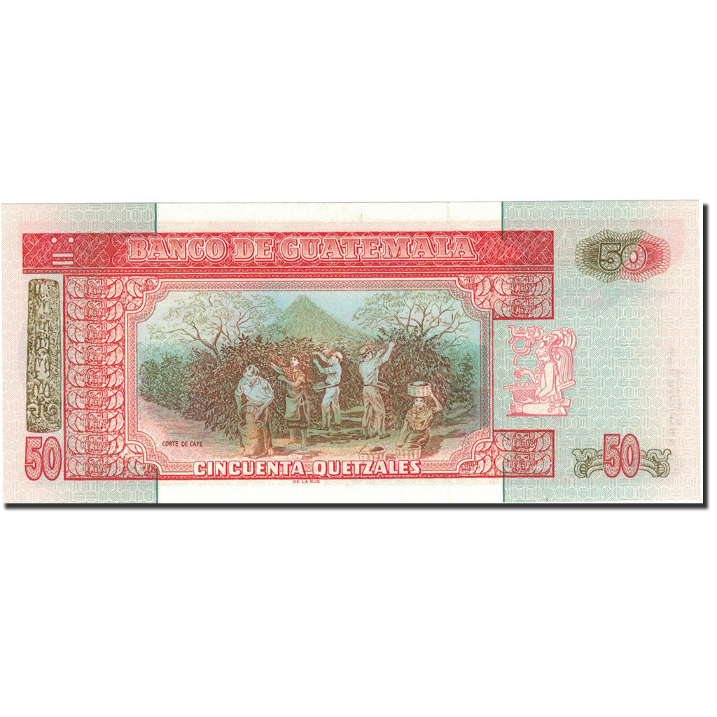 Billete, 50 Quetzales, 2006, Guatemala, 2006-11-15, KM:113, SC+