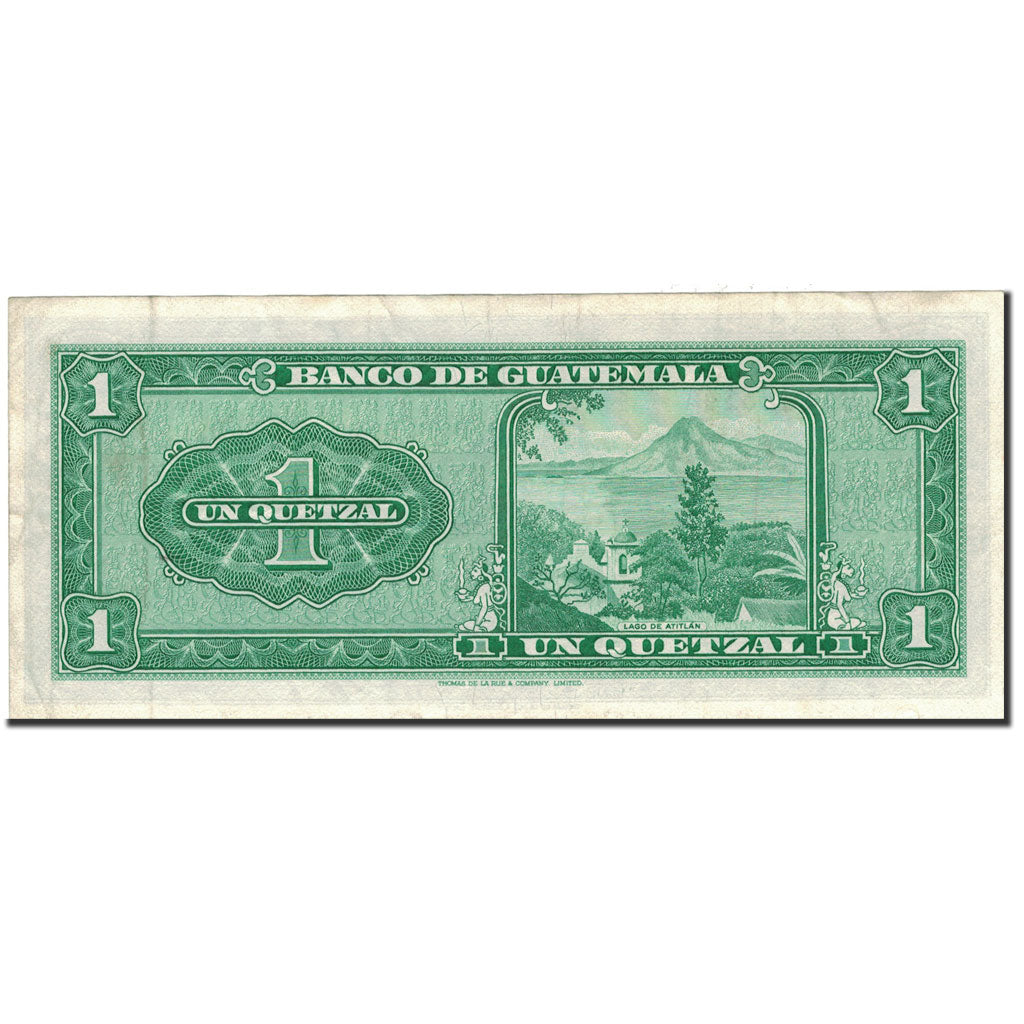 Billete, 1 Quetzal, 1969, Guatemala, 1969-01-03, KM:52f, BC+
