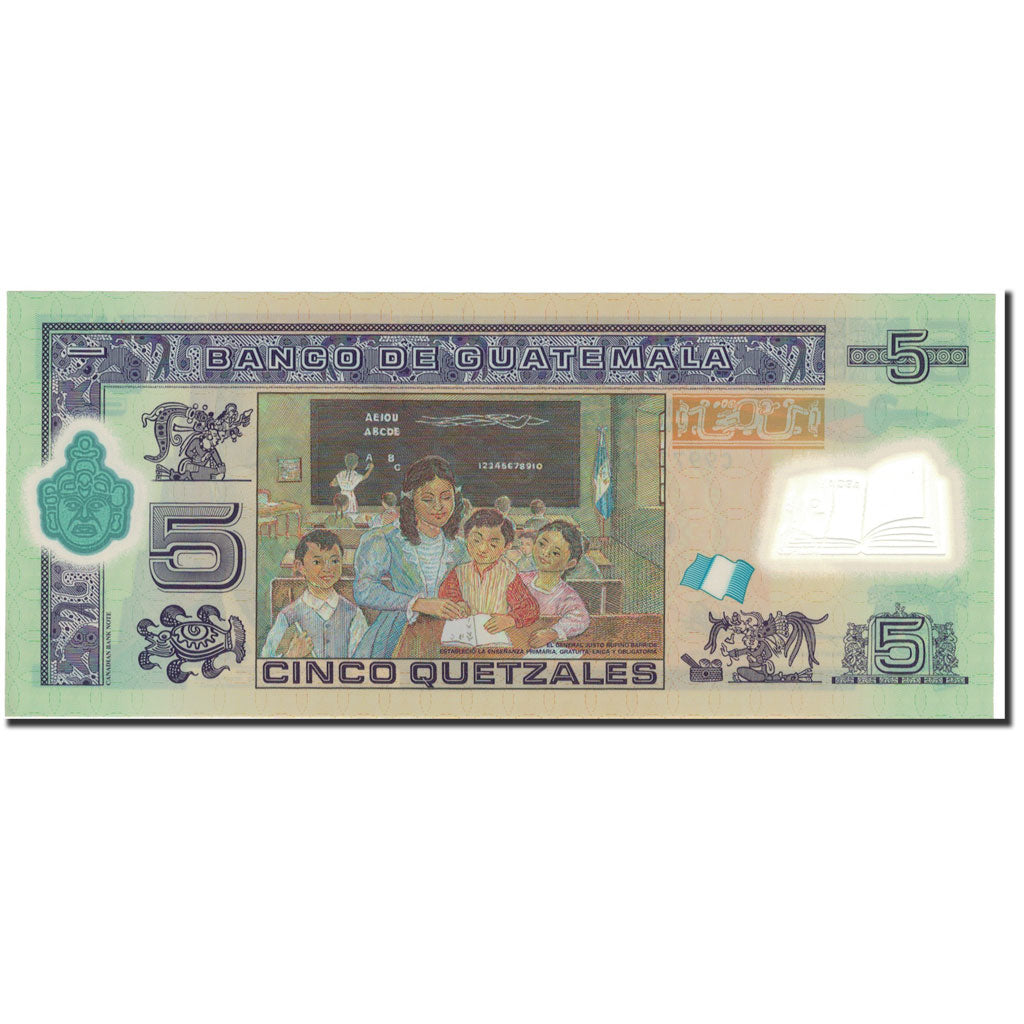 Billete, 5 Quetzales, 2013, Guatemala, 2013-03-20, UNC