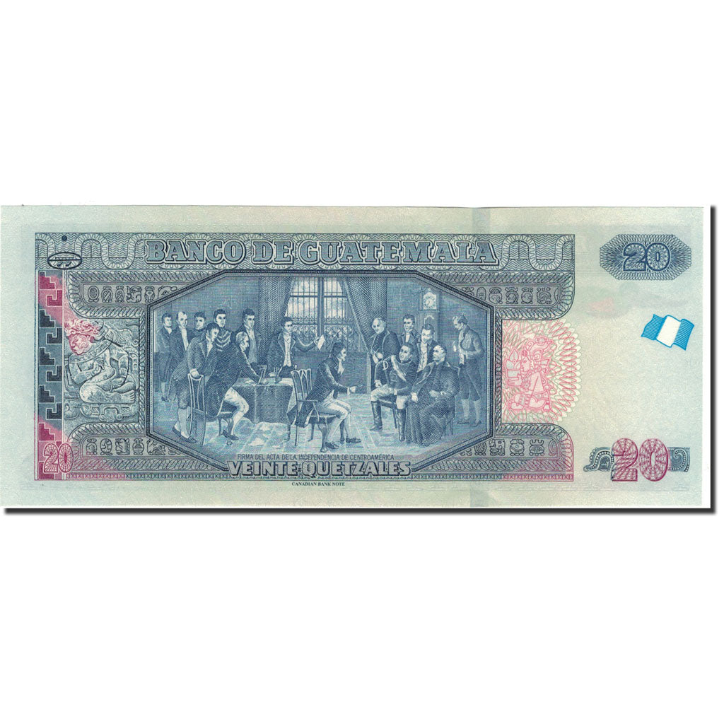 Geldschein, Guatemala, 20 Quetzales, 2010, 2010-05-19, UNZ
