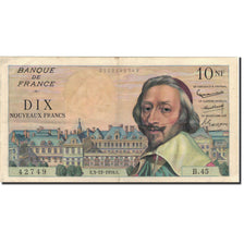 França, 10 Nouveaux Francs, Richelieu, 1959, 1959-12-03, VF(30-35)