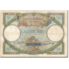 Francja, 50 Francs, Luc Olivier Merson, 1928, 1928-10-26, VF(30-35)