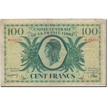 Billete, 100 Francs, 1941, África ecuatorial francesa, 1941-12-02, KM:13a, BC+