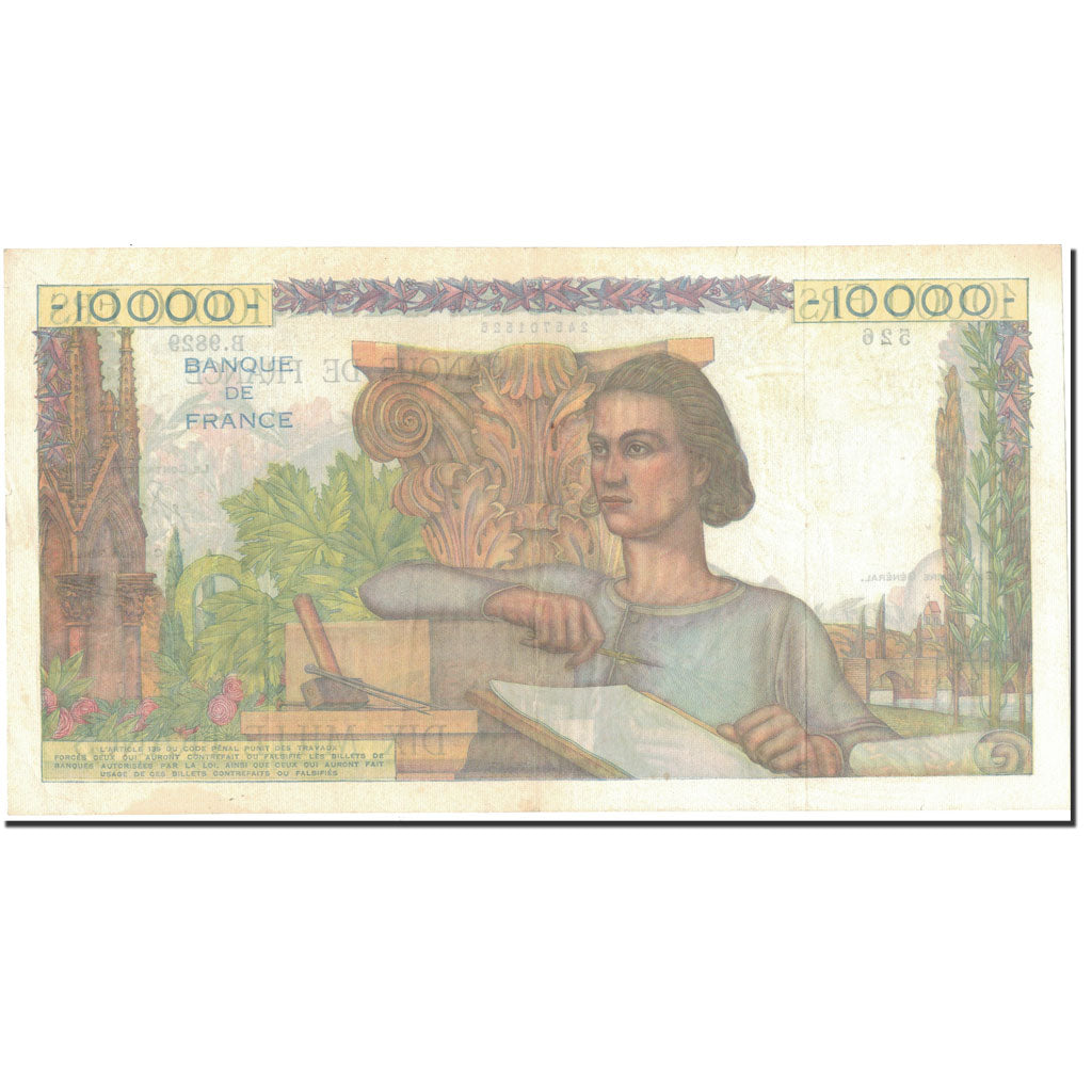 Francia, 10,000 Francs, Génie Français, 1953, 1953-09-01, BB, Fayette:50.76