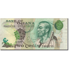 Banconote, Ghana, 2 Cedis, 1977, 1977-01-02, KM:14c, BB+