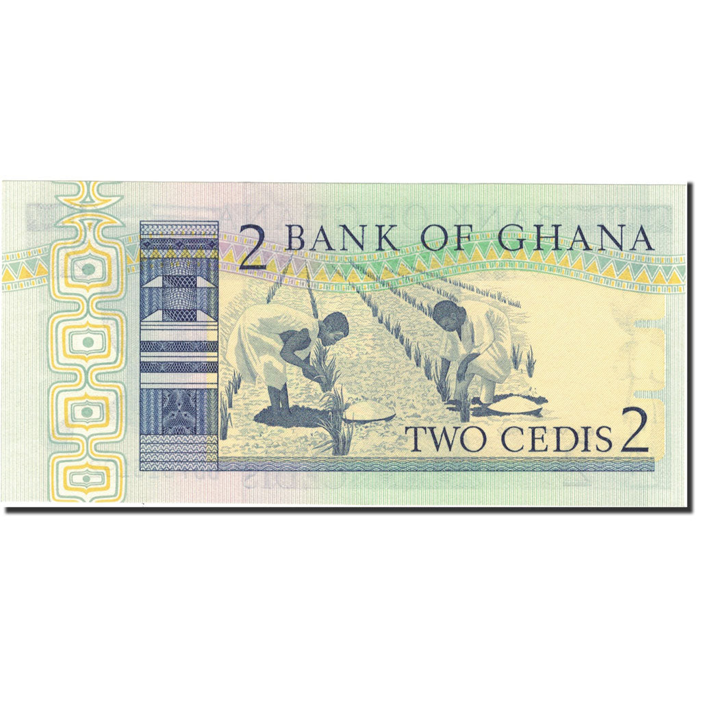 Banconote, Ghana, 2 Cedis, 1982, 1982-03-06, KM:18d, FDS