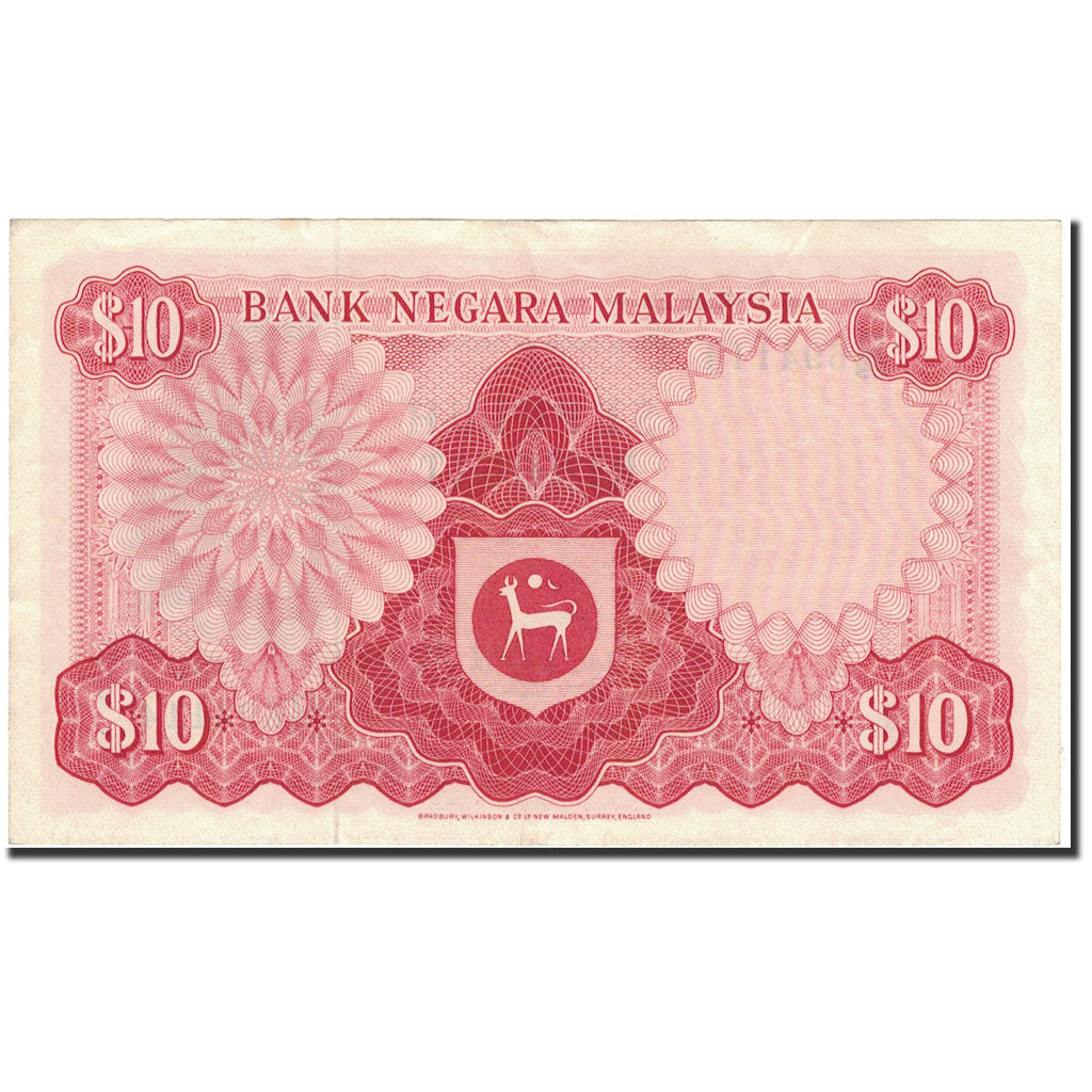 Billete, 10 Ringgit, Malasia, KM:15Aa, EBC